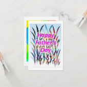 Happy Vaderdag Kaart (Voorkant / Achterkant in situ)