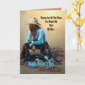 Happy Vaderdag Kaart (Gele Bloem)