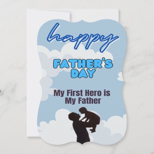 Happy Vaderdag Kaart (Voorkant)