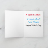 Happy Vaderdag Kaart (Binnen)