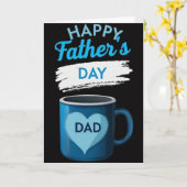 Happy Vaderdag Kaart (Gele Bloem)