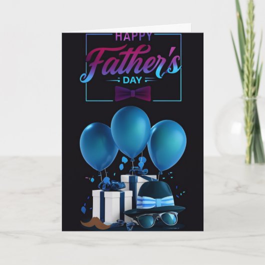 Happy Vaderdag Kaart (Voorkant)