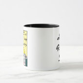 Happy Vaderdag klassiek witte koffie mok (Midden)