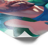 Happy Vaderdag Love Heart Shape Photo Collage Foto Afdruk (Hoek)