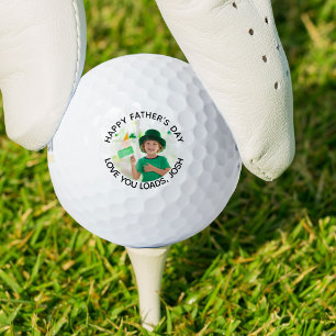 Happy Vaderdag Love You Persoonlijke Foto Golfballen