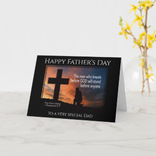 Happy Vaderdag MAN WIE HET WEET VOORDAT GOD Kaart