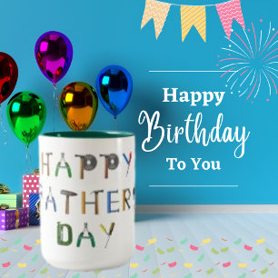 Happy Vaderdag Mok met Tool Letter Design