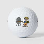 **HAPPY VADERDAG OF FAV CHEF** KOELE GOLFBAL GOLFBALLEN (Voorkant)