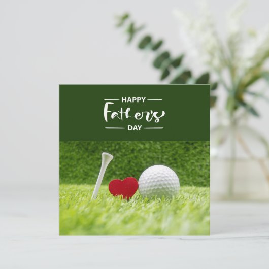 Happy Vaderdag om papa groen te golven met liefde (Staand voorkant)