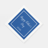 Happy Vaderdag Party Servet (Hoek)