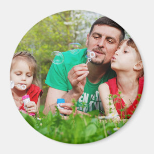 Happy Vaderdag Personalized Magnet van de Foto Magneet