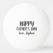 Happy Vaderdag Persoonlijke foto Pingpongballen (Achterkant)