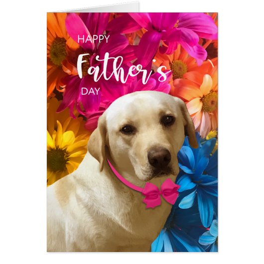 Happy Vaderdag, Pet, Labrador Dog LoverCard (Voorkant)