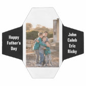 Happy Vaderdag Photo and Names Voetbal (Enkel)