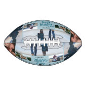 Happy Vaderdag Photo Collage Aangepaste namen American Football (Voorkant)