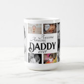 Happy Vaderdag Photo Collage Coffee Mok (Center)