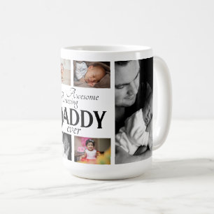 Happy Vaderdag Photo Collage Coffee Mok