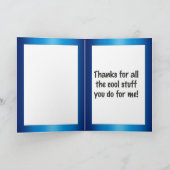 Happy Vaderdag Photo Lijst Kaart (Binnen)