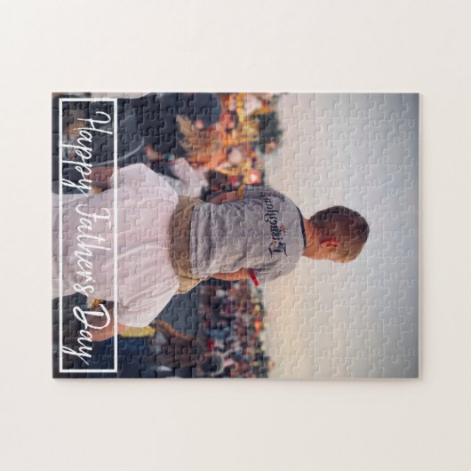 Happy Vaderdag Photo Puzzle Legpuzzel (Horizontaal)