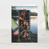 Happy Vaderdag Photo Template Camping thema Kaart (Voorkant)