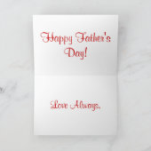 Happy Vaderdag Red Yellow Roses I Kaart (Binnen)