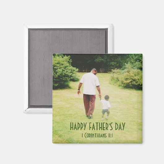 HAPPY VADERDAG Role Model  Magneet (Voorkant / Achterkant)