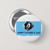 HAPPY VADERDAG RONDE BUTTON 5,7 CM (Voorkant /achterkant)