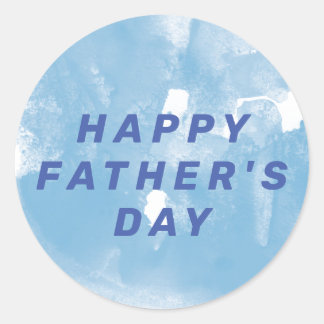 HAPPY VADERDAG RONDE STICKER