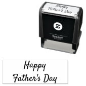 Happy Vaderdag Rubber Stamp Zelfinktende Stempel (In situ)
