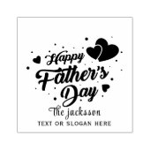 Happy Vaderdag Rubberstempel (Afrduk)