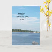 Happy Vaderdag Son Kaart (Gele Bloem)