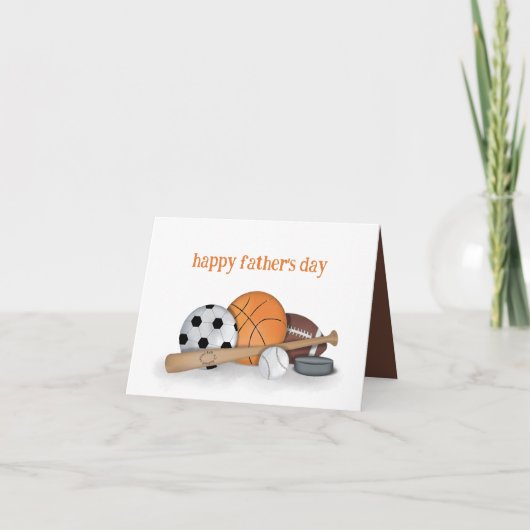 Happy Vaderdag Sports Kaart (Voorkant)