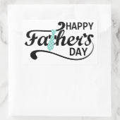 Happy Vaderdag Square Sticker (Tas)