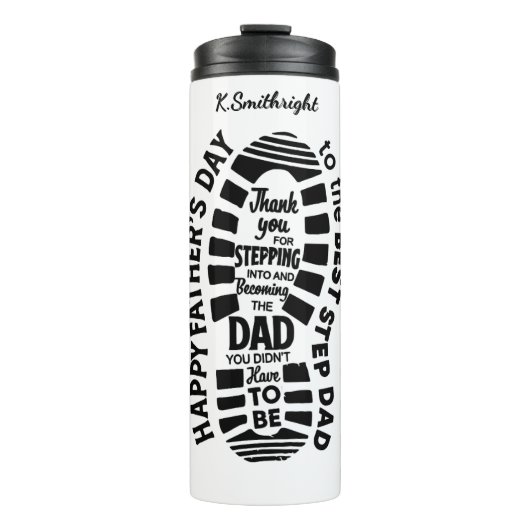 Happy Vaderdag stapte op pap Thermosbeker (Voorkant)