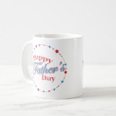 Happy Vaderdag Stars Koffiemok (Voorkant links)