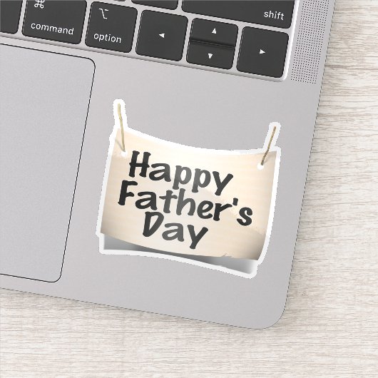 Happy Vaderdag Sticker (Detail)