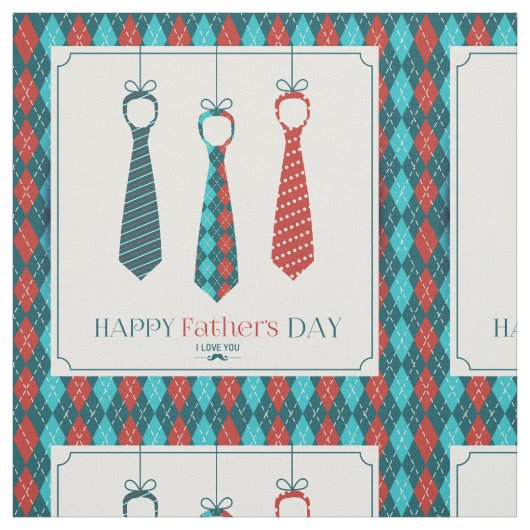 Happy Vaderdag Stof (Swatch)