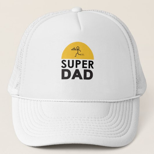 Happy Vaderdag Super Pap Trucker Pet (Voorkant)