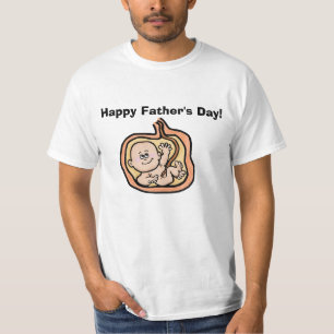 Happy Vaderdag T-shirt ...Baby in Womb