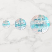 Happy Vaderdag table confetti van dalDesignNZ (Achterkanten)