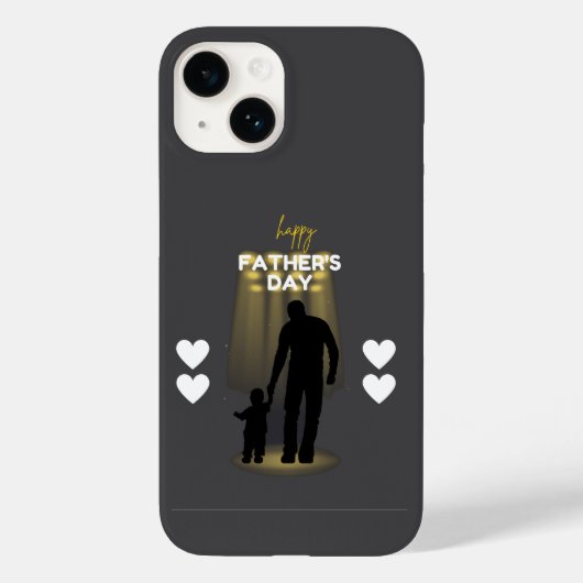 Happy Vaderdag Telefoonhoes Case-Mate iPhone Case (Achterkant)