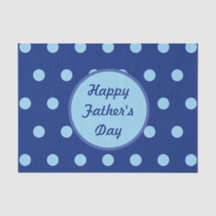 Happy Vaderdag Tissue Paper (Navy & Soft Blue) Tissuepapier