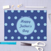 Happy Vaderdag Tissue Paper (Navy & Soft Blue) Tissuepapier (Craft)