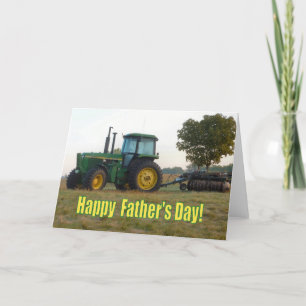 Happy Vaderdag Tractor Kaart