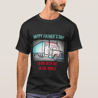 Happy Vaderdag Trucker T-shirt