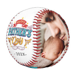 Happy Vaderdag Typografie met gezinsfoto's