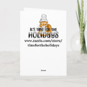 Happy Vaderdag | Vader Vist met Kinderen Kaart (Achterkant)