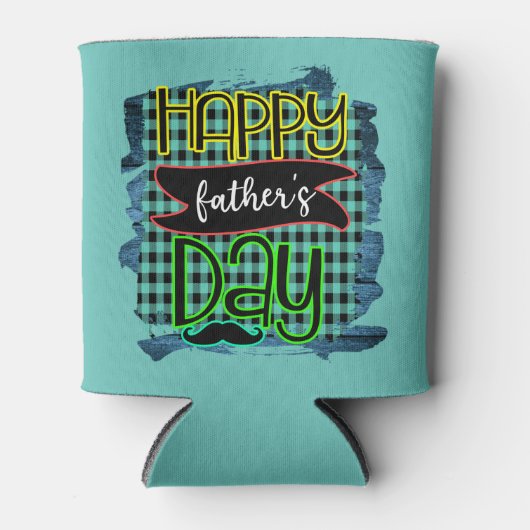 Happy Vaderdag- vaderdag Koelbox Blikjeskoeler (Voorkant)