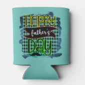 Happy Vaderdag- vaderdag Koelbox Blikjeskoeler (Achterkant)