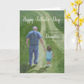 Happy Vaderdag van Daughter Kaart (Gele Bloem)